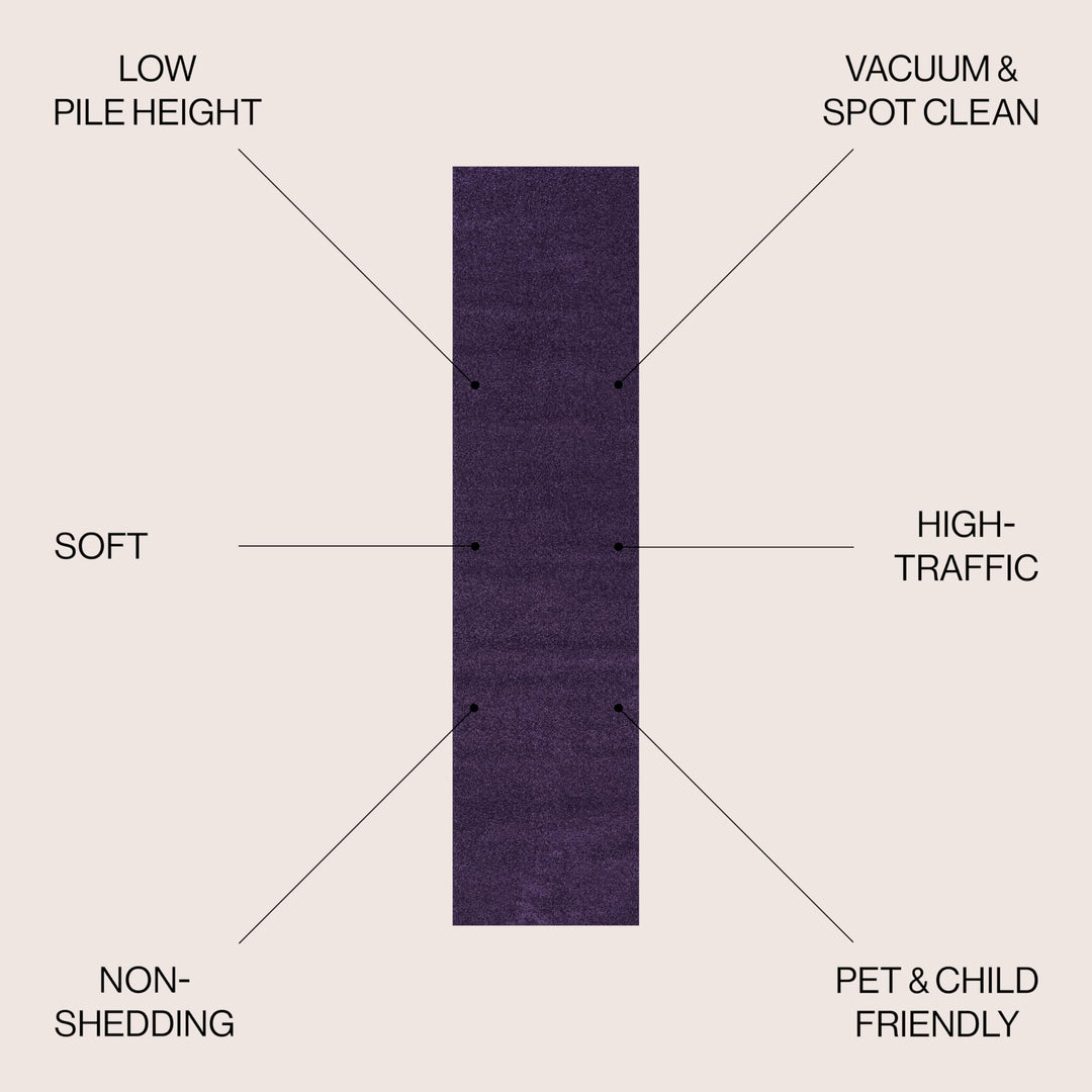 JONATHAN Y Tumbling Solid Low-Pile Area Rug