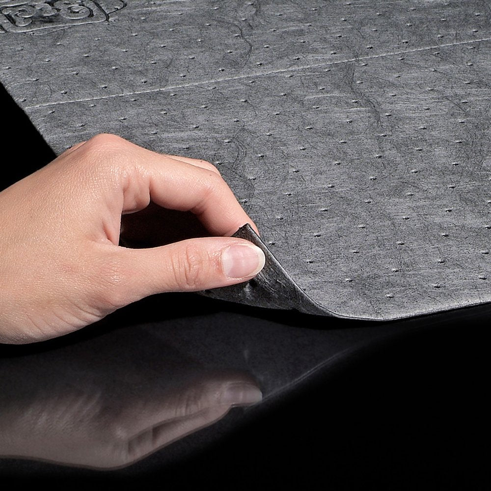 New Pig Absorbent Mat Pad in Dispenser Box (50)-22 oz Absorbency Pads Absorbs - Diamond Home USA