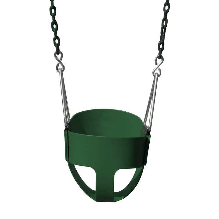Gorilla Playsets 04-0008-G/G Full Bucket Toddler Swing Bucket Green 60"