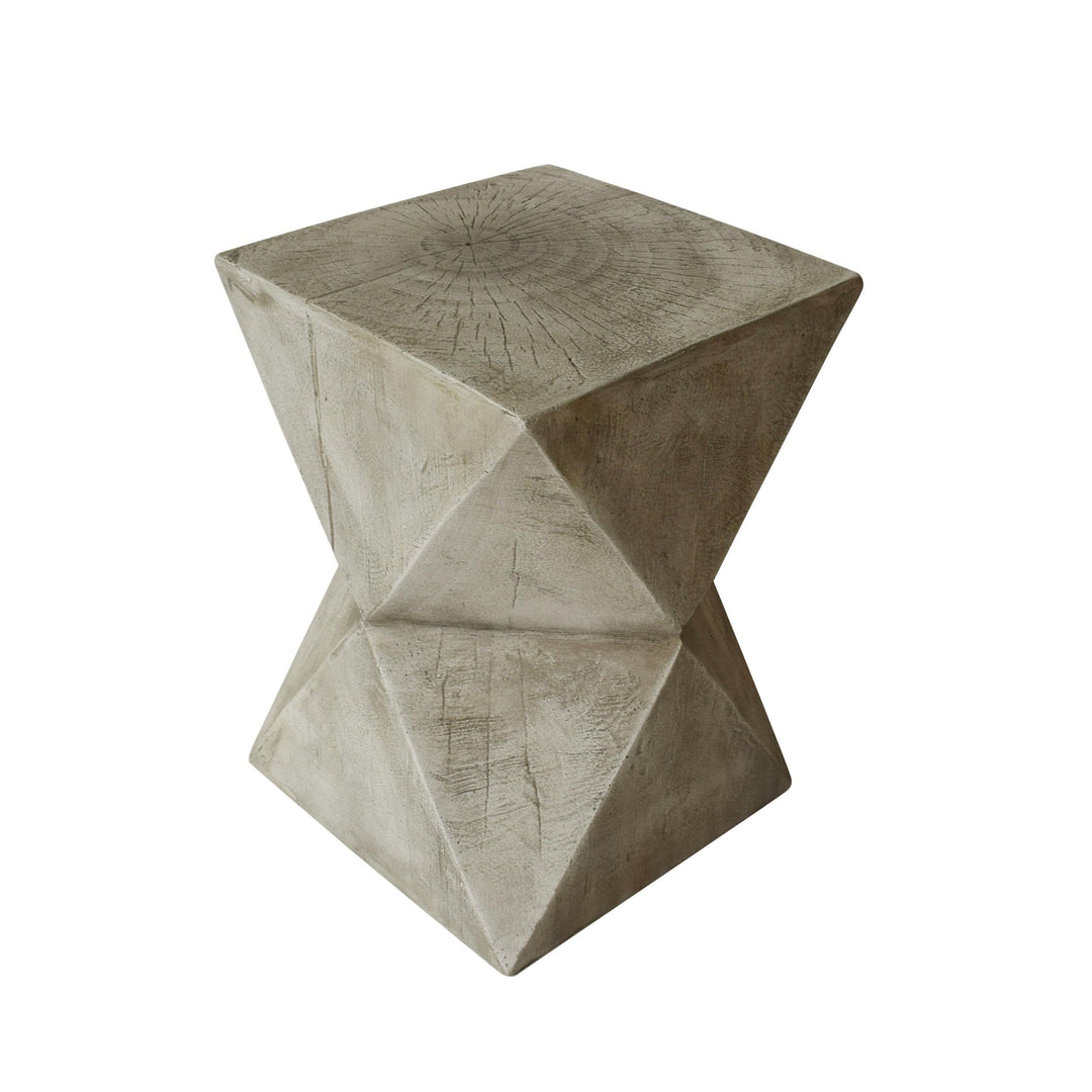Christopher Knight Home Lux Outdoor Weight Concrete Side Table Light Gray
