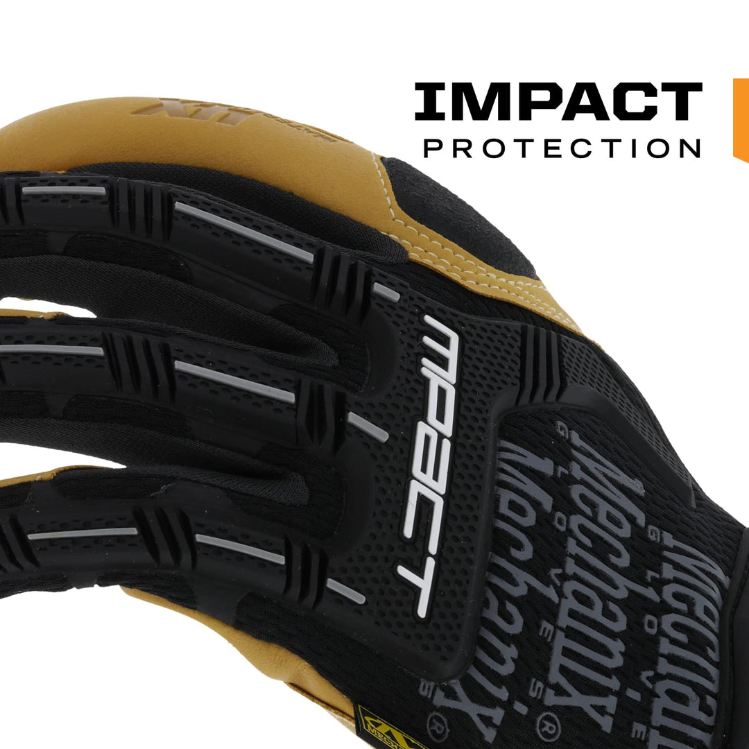 Mechanix Wear: Material4X M-Pact Synthetic Leather Work Gloves Safety Gloves - Diamond Home USA