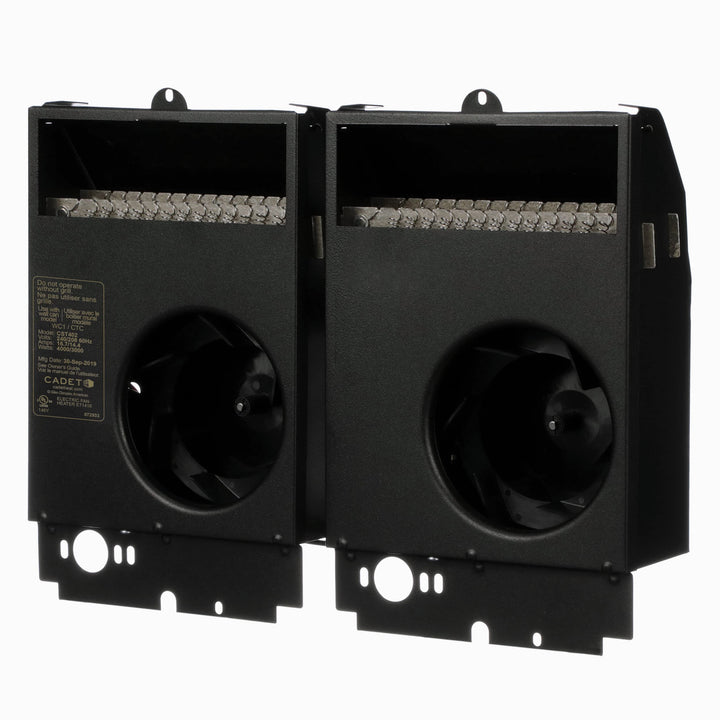 Cadet Com-Pak Twin Electric Wall Heater Assembly Only Without Thermostat (Model: