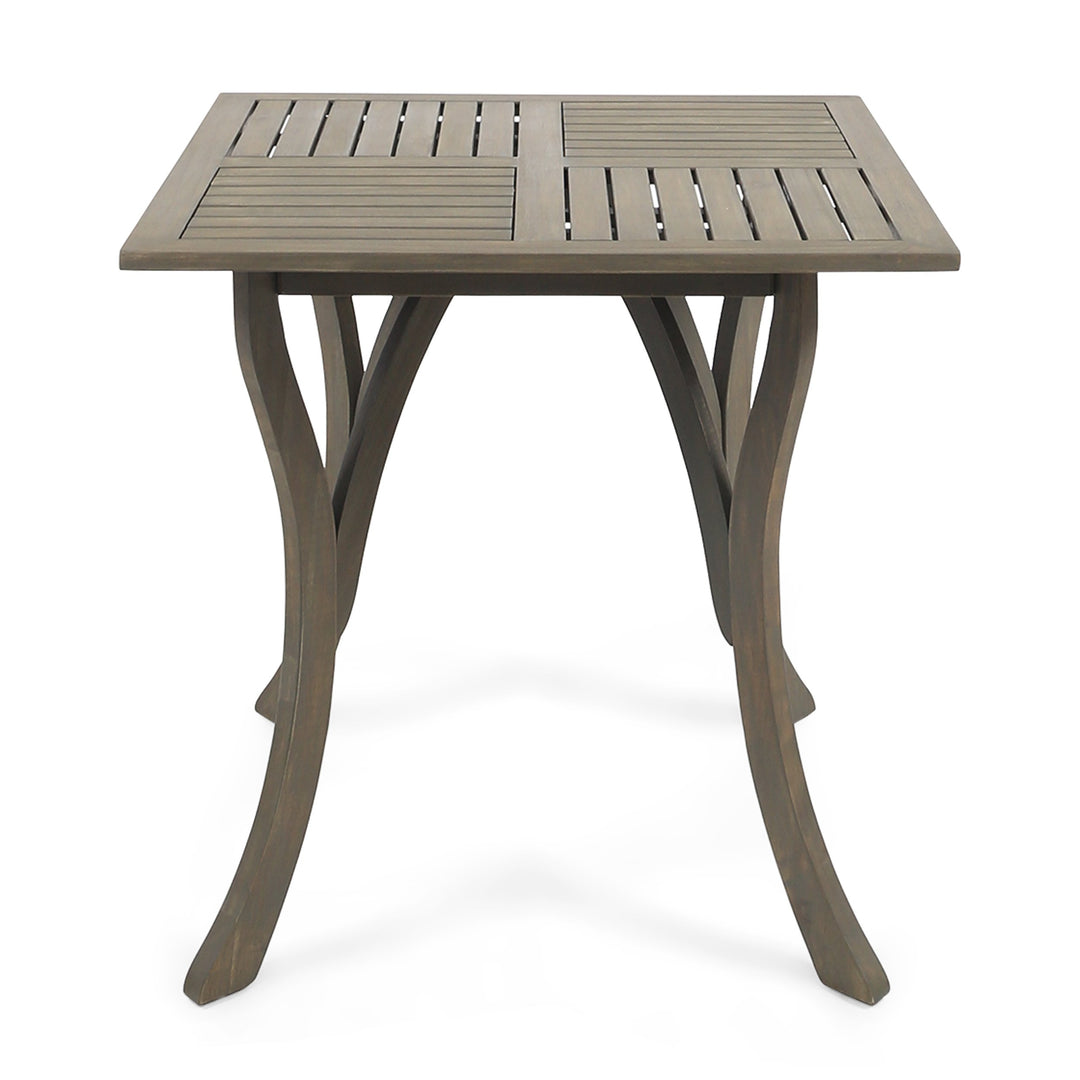 Christopher Knight Home Baia Outdoor Acacia Wood Square Dining Table