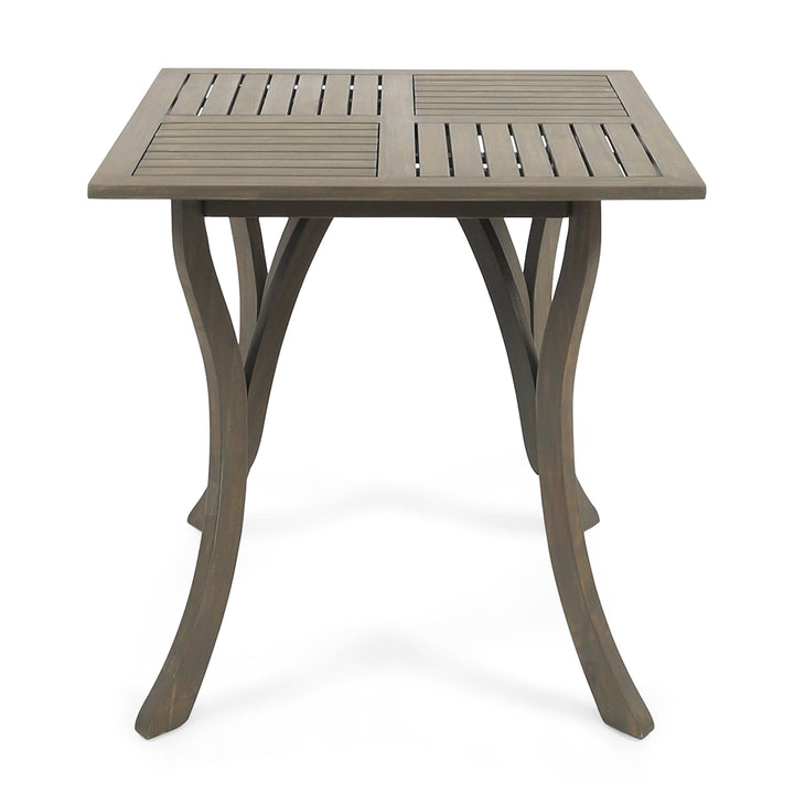 Christopher Knight Home Baia Outdoor Acacia Wood Square Dining Table