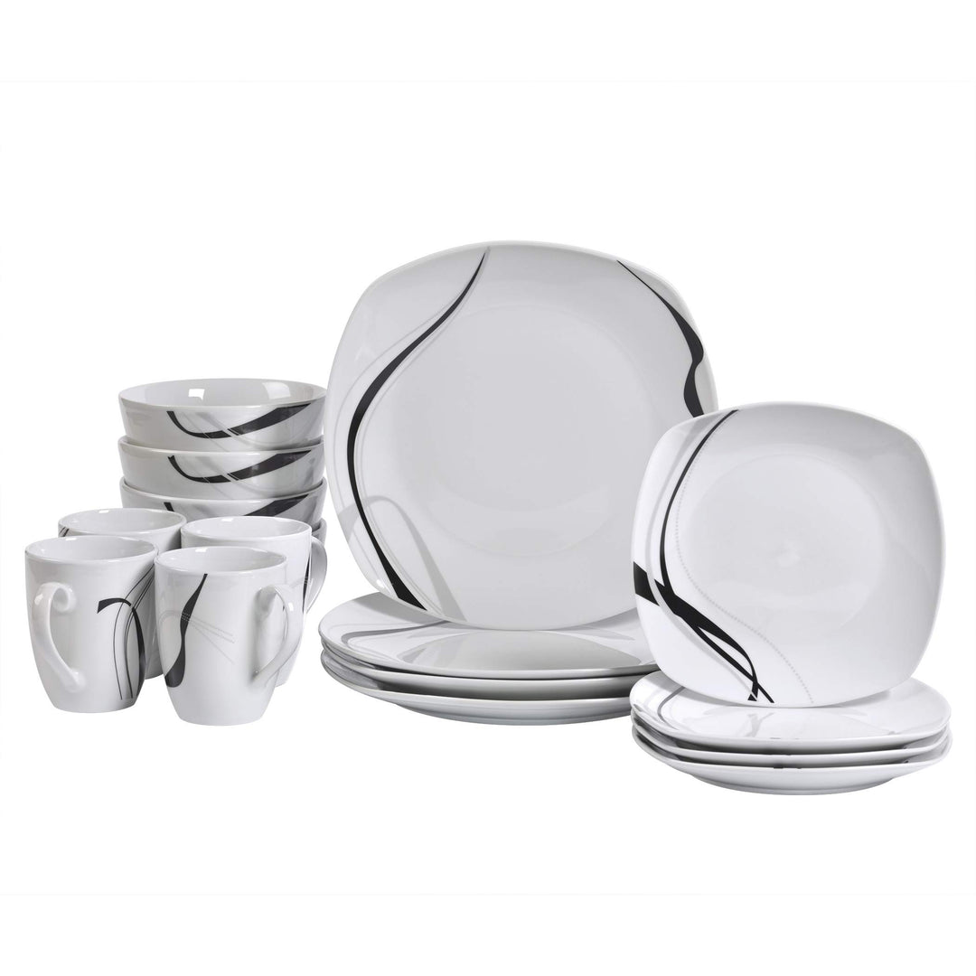 Carnival 16 Piece Dinnerware Set - Diamond Home USA