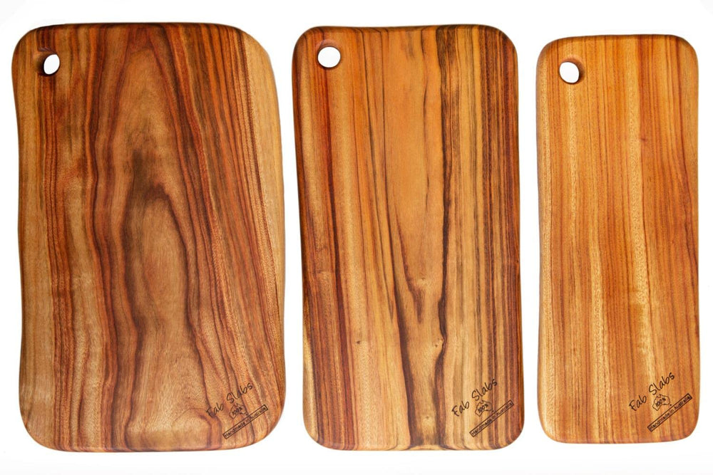 Fab Slabs Natural Wood Heavy Duty Camphor Laurel Small Cutting Board for Kitchen - Diamond Home USA