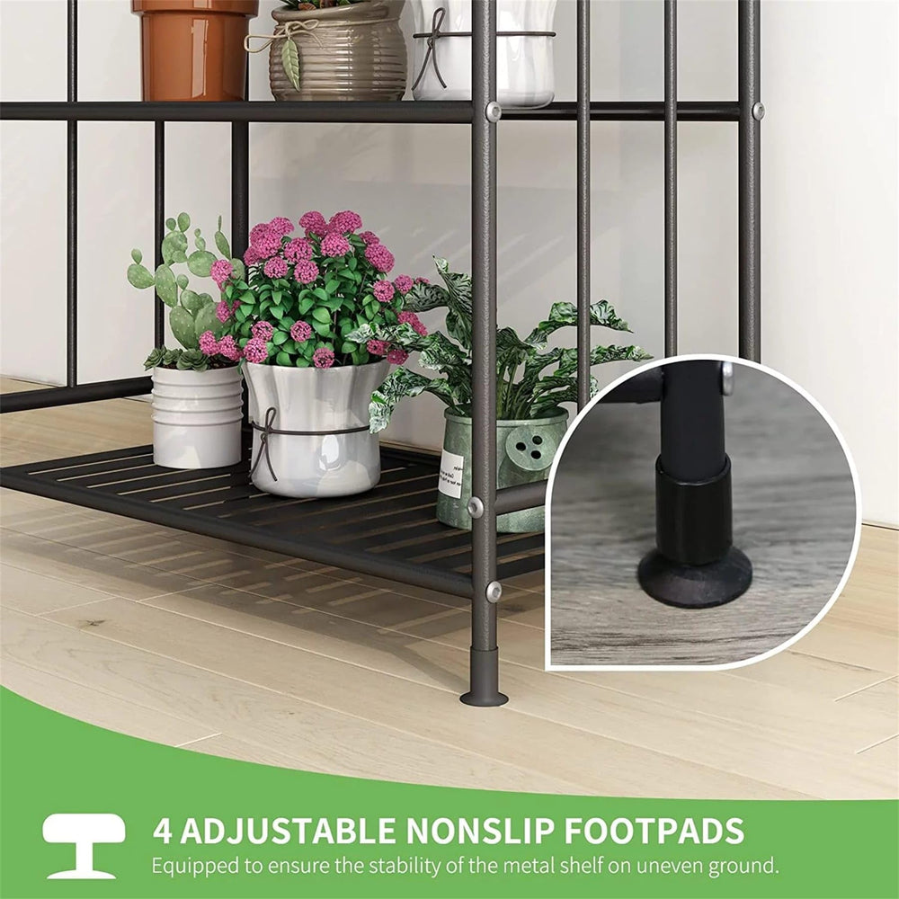 Plant Stand Scrollwork Design Indoor and Outdoor Flower Rack Home Storage - Diamond Home USA