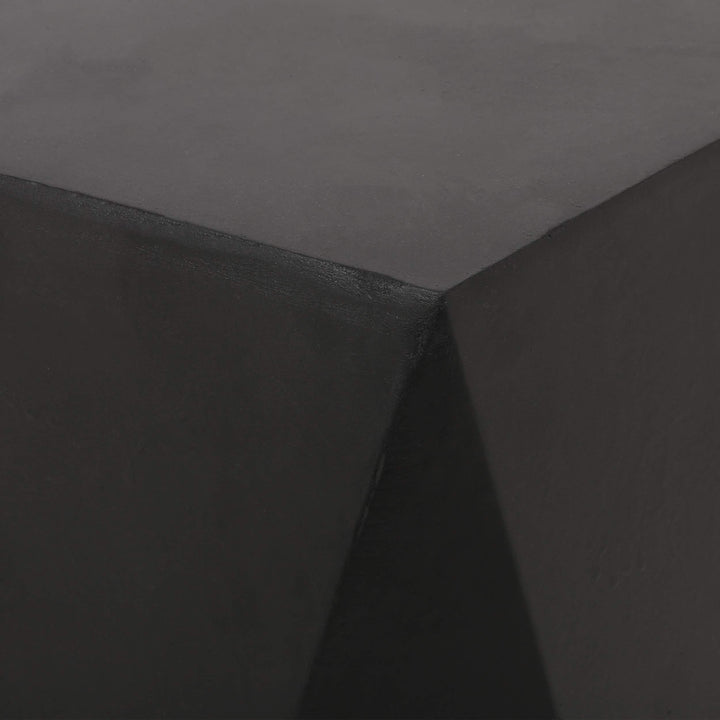 Christopher Knight Home Daria Outdoor Side Table Matte Black - Diamond Home USA