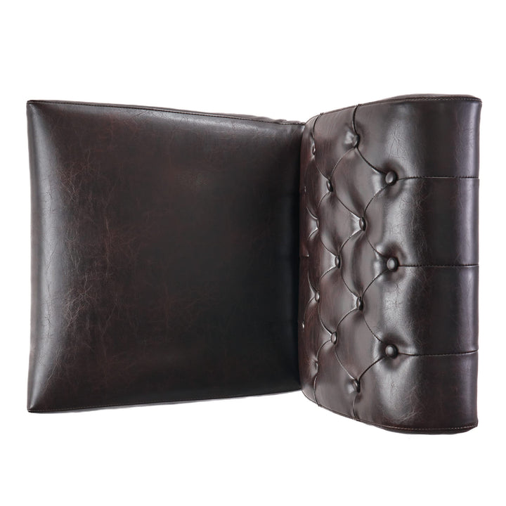 Christopher Knight Home Palermo Leather Tufted Dining Chairs Brown(pack of 2) - Diamond Home USA