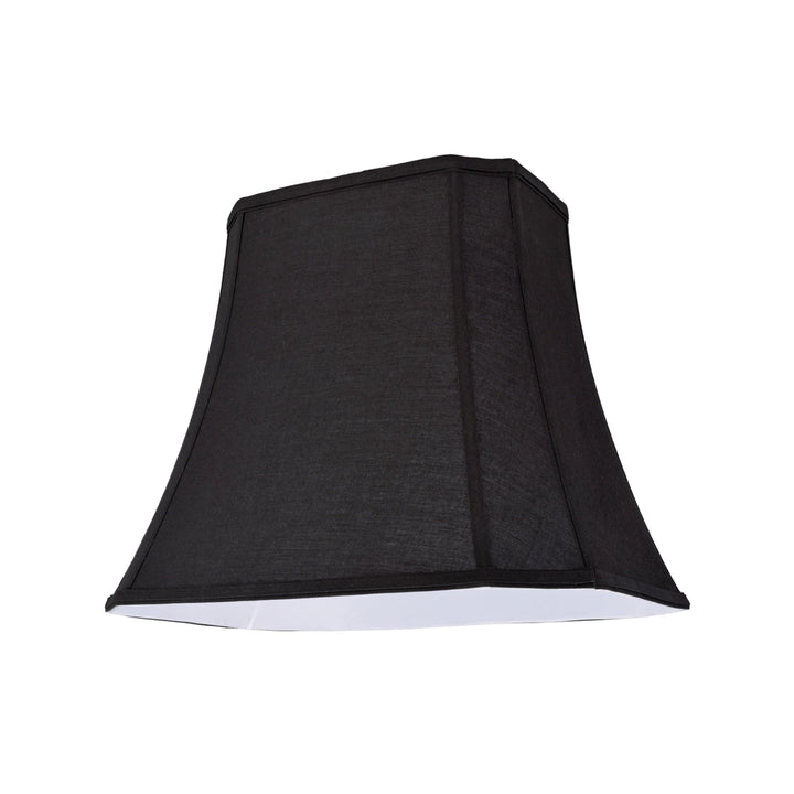 Oblong Cut Corner Bell Spider Construction Lamp Shade In Black (10" X 12" 13") - Diamond Home USA