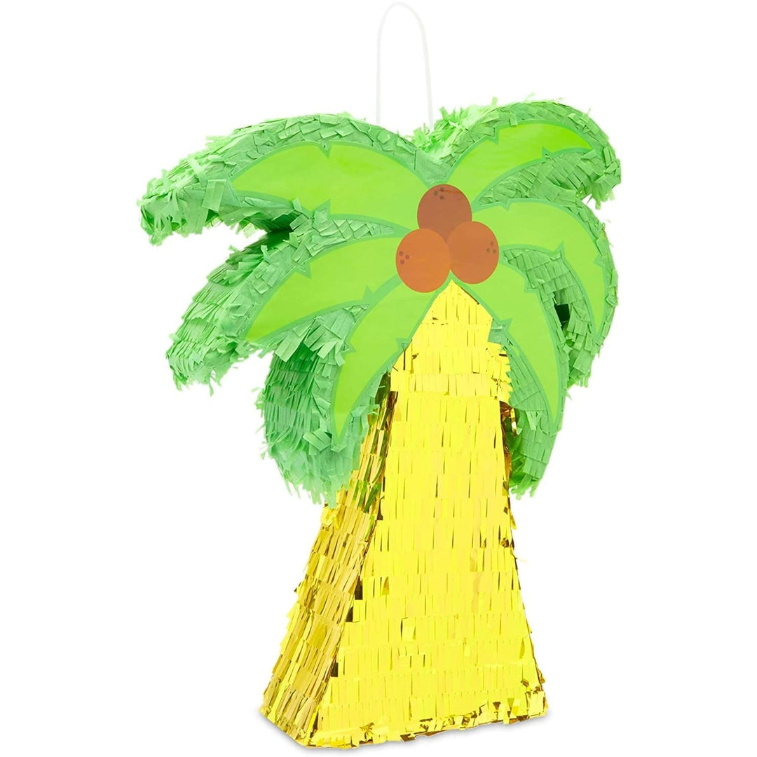Tropical Palm Tree Pinata For Summer Birthday Party (16.5 X 13 In) Multi olor