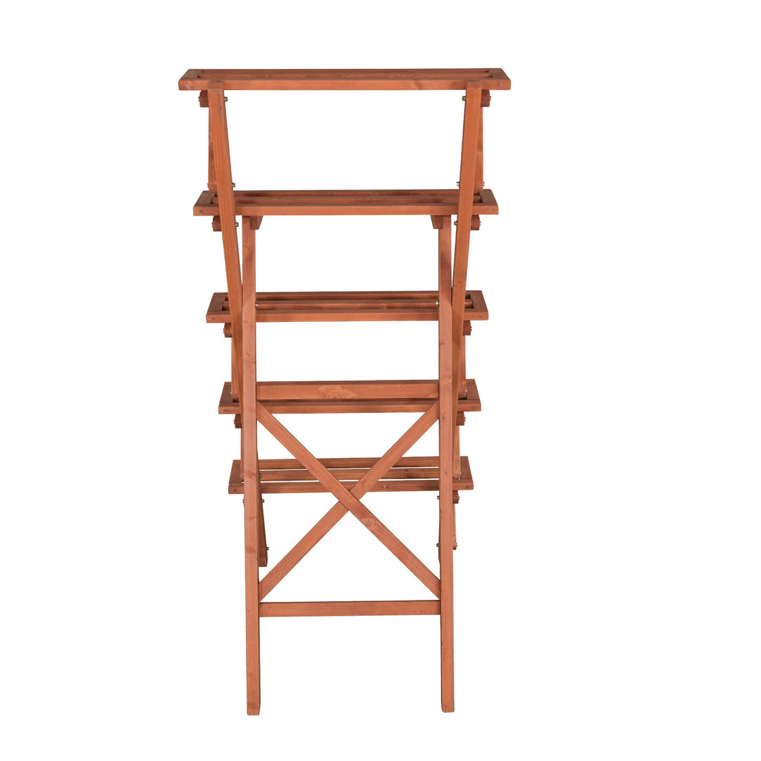 Leisure Season PS3627 Plant Stand Brown - Diamond Home USA