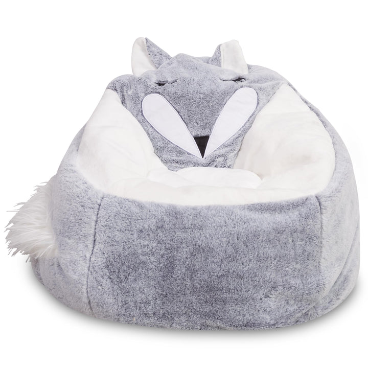 Posh Creations Cute Soft and Comfy Bean Bag Chair for Kids Animal - Dinosaur