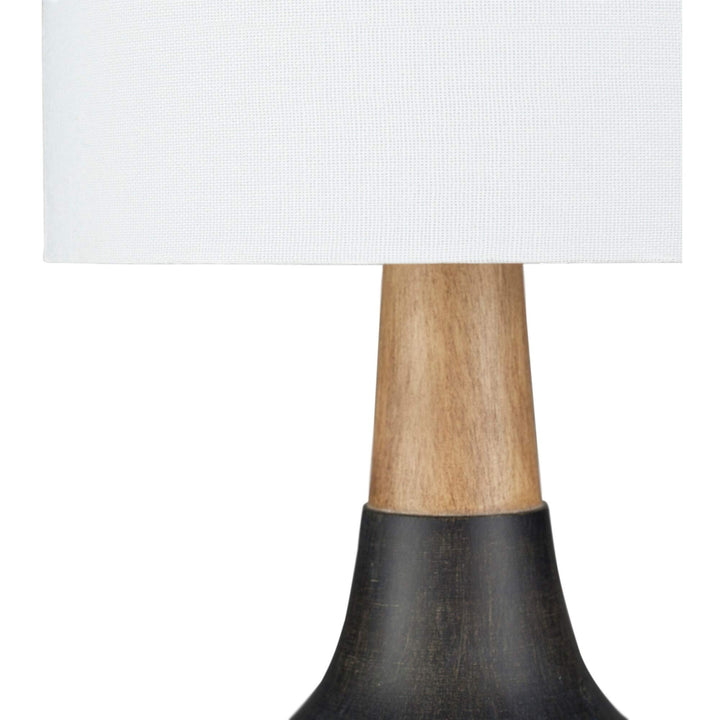 Black Modern Table Lamp Contemporary Bulbs Included - Diamond Home USA