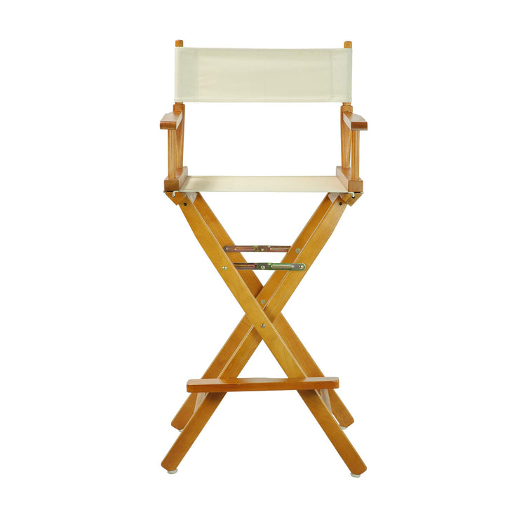Casual Home 30" Bar Height Directors-Chairs Oak Frame/Natural/Wheat Canvas