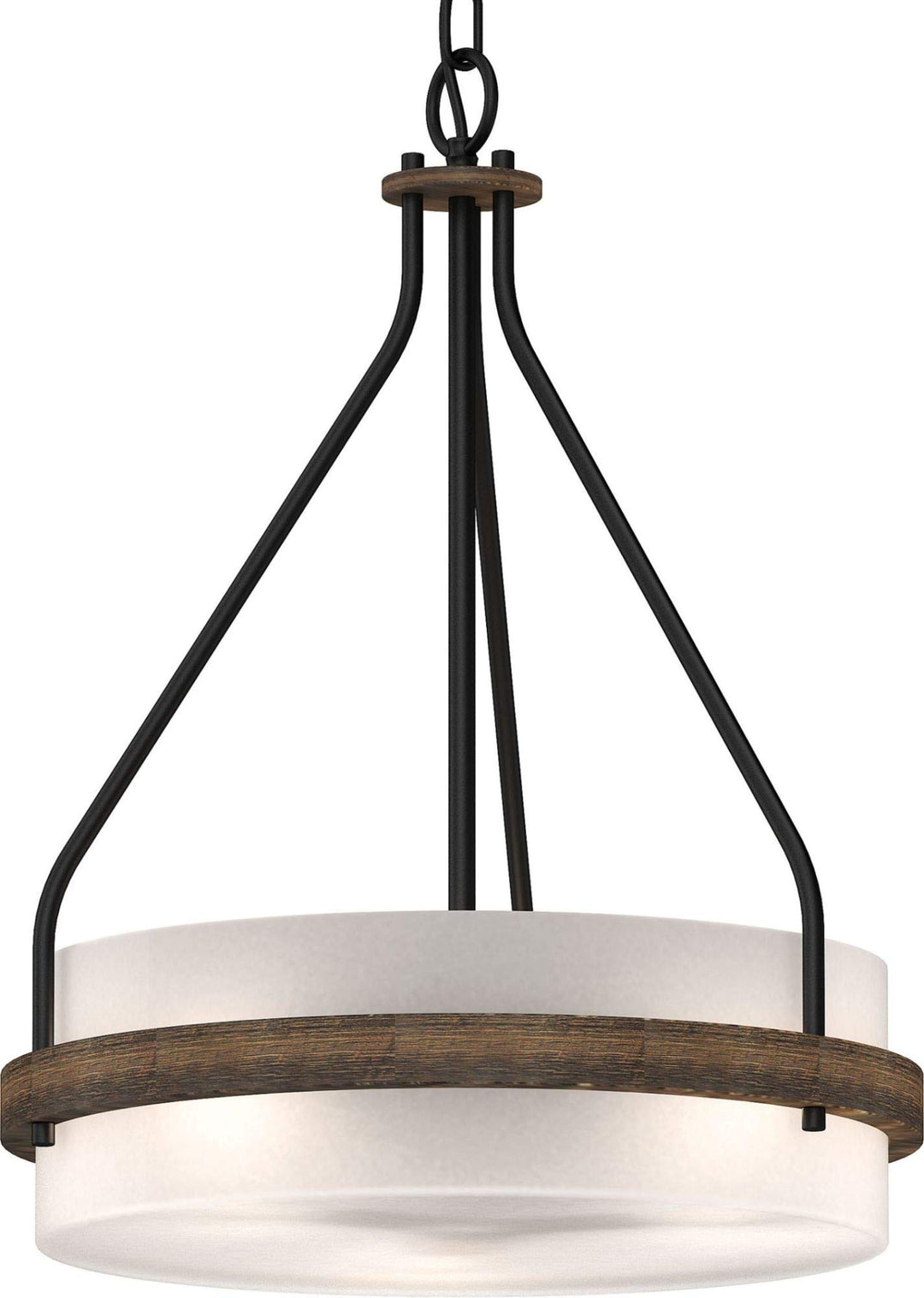 Volume Lighting 4773-84 4773 Emery 3 Light 16" Wide Drum Mini Chandelier with