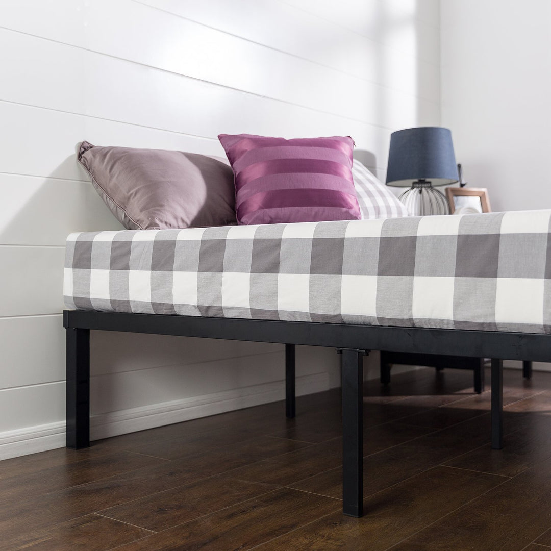 ZINUS Luis 16 Inch QuickLock Metal Platform Bed Frame / Mattress Foundation with King - Diamond Home USA