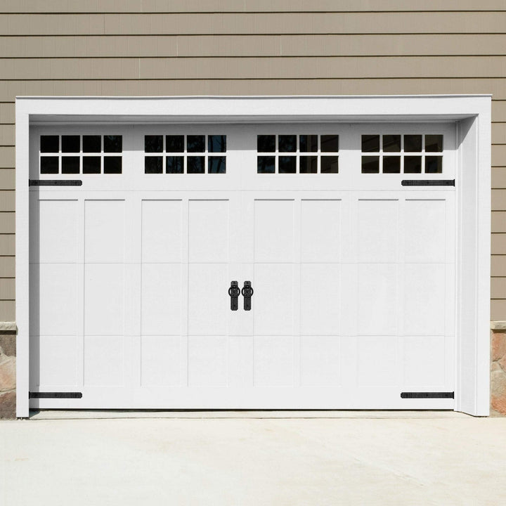 Hardware Rustic Rings Magnetic Garage Door Set (6 Piece) -