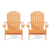 Christopher Knight Home Doris Outdoor Adirondack Chair (Set of 2) Tangerine