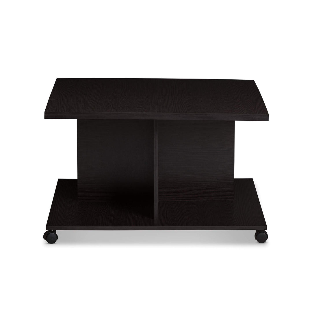 Baxton Studio Contemporary Dark Brown Coffee Table by - Diamond Home USA