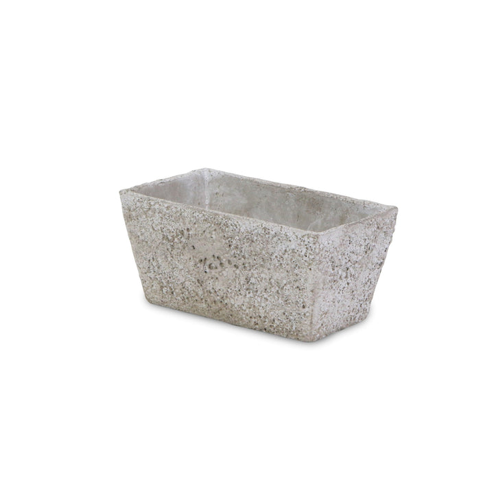 Gray Cement Rectangular Planter Grey Modern Contemporary - Diamond Home USA