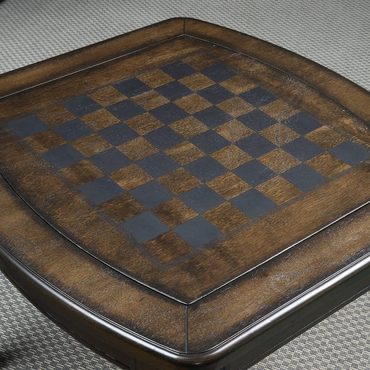 Greyson Living Darlington Game End Table with Chessboard by - Diamond Home USA