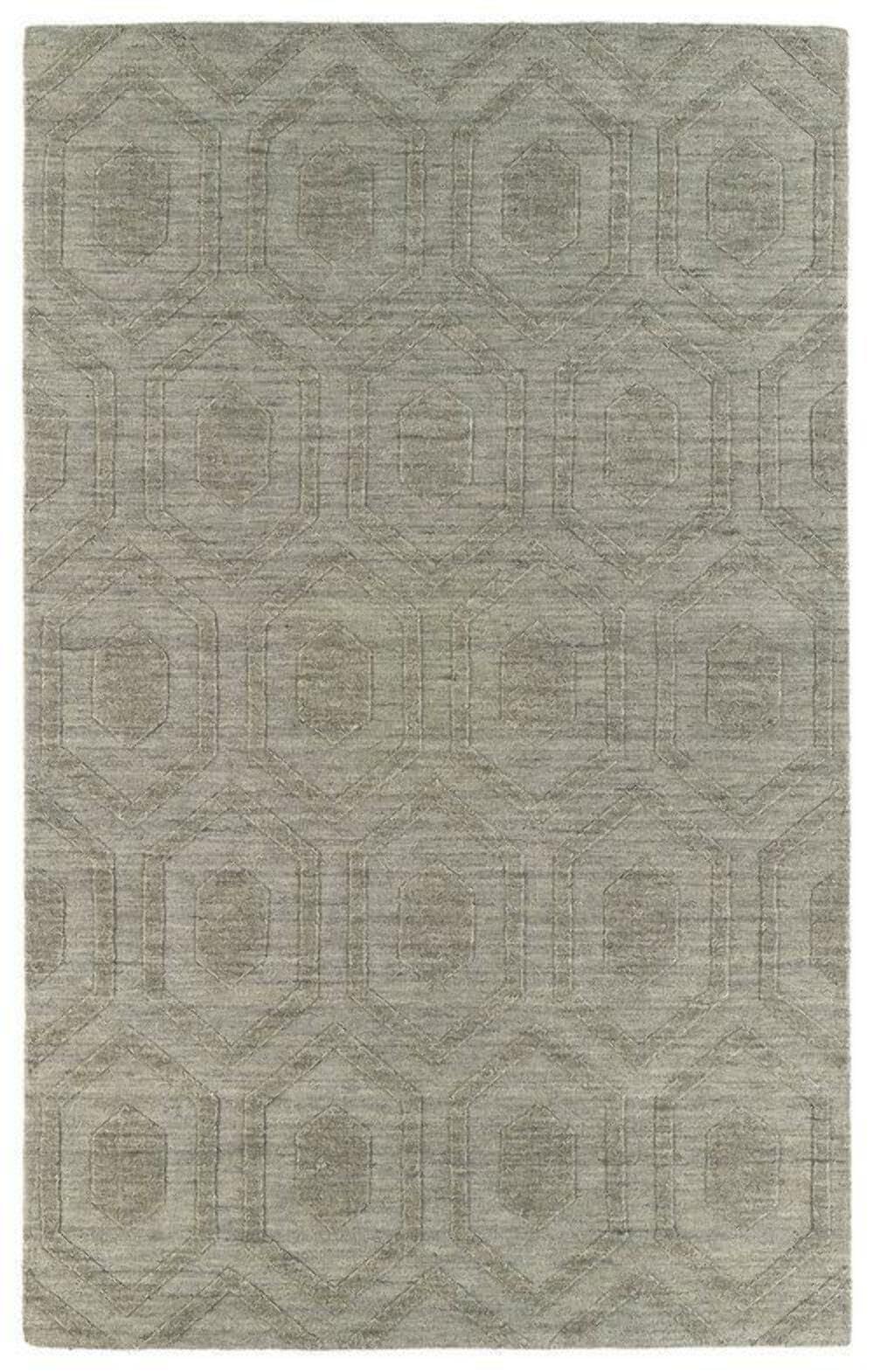 Kaleen Rugs Imprints Modern Hand-Tufted Area Rug Light Brown 3' 6" x 5' 6" 3'6" x 5'6" - Light Brown