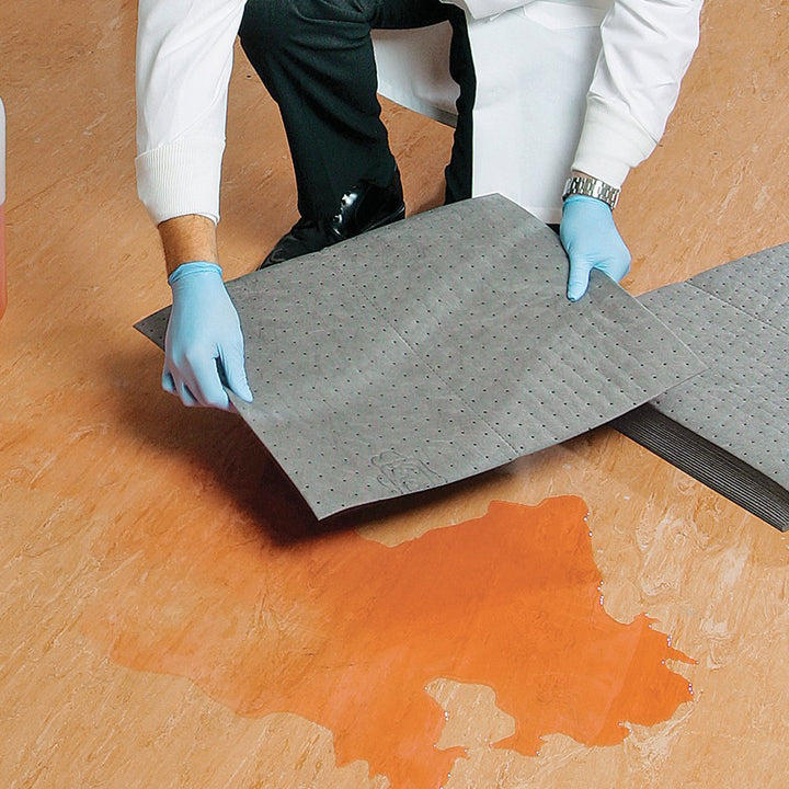 New Pig Absorbent Mat Pad in Dispenser Box (50)-22 oz Absorbency Pads Absorbs - Diamond Home USA