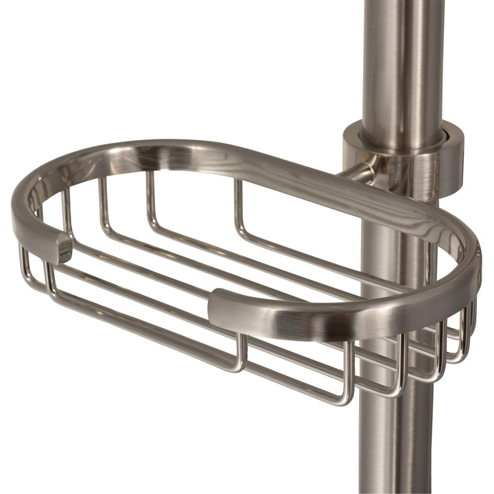 PULE howerpas 1010-BN Adjustable lide Bar for Hand hower with Wire Basket - Diamond Home USA