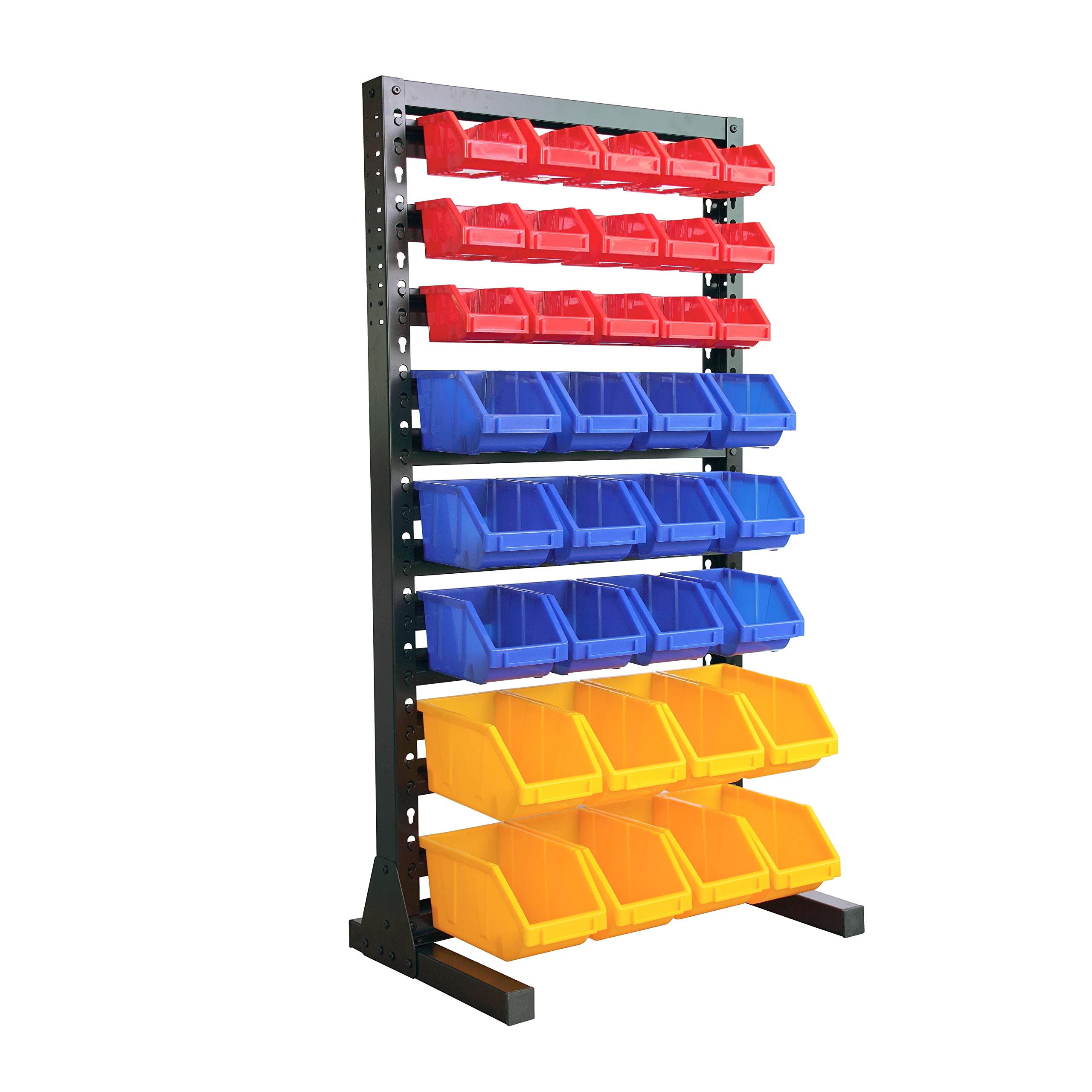 Rack Hanging Bin Storage System Heavy Duty Steel Organizer Shelving ...