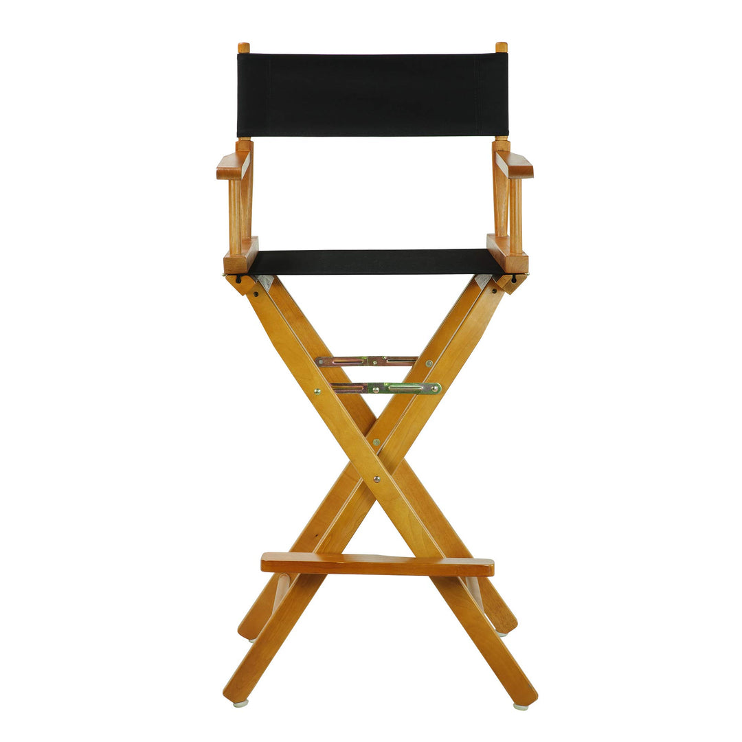 Casual Home 30" Bar Height Directors-Chairs Oak Frame/Natural/Wheat Canvas