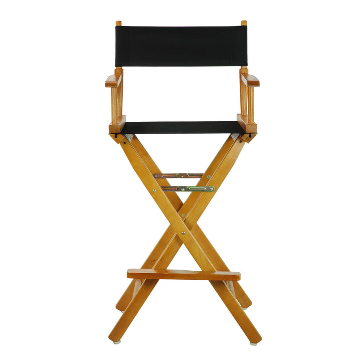 Casual Home 30" Bar Height Directors-Chairs Oak Frame/Natural/Wheat Canvas