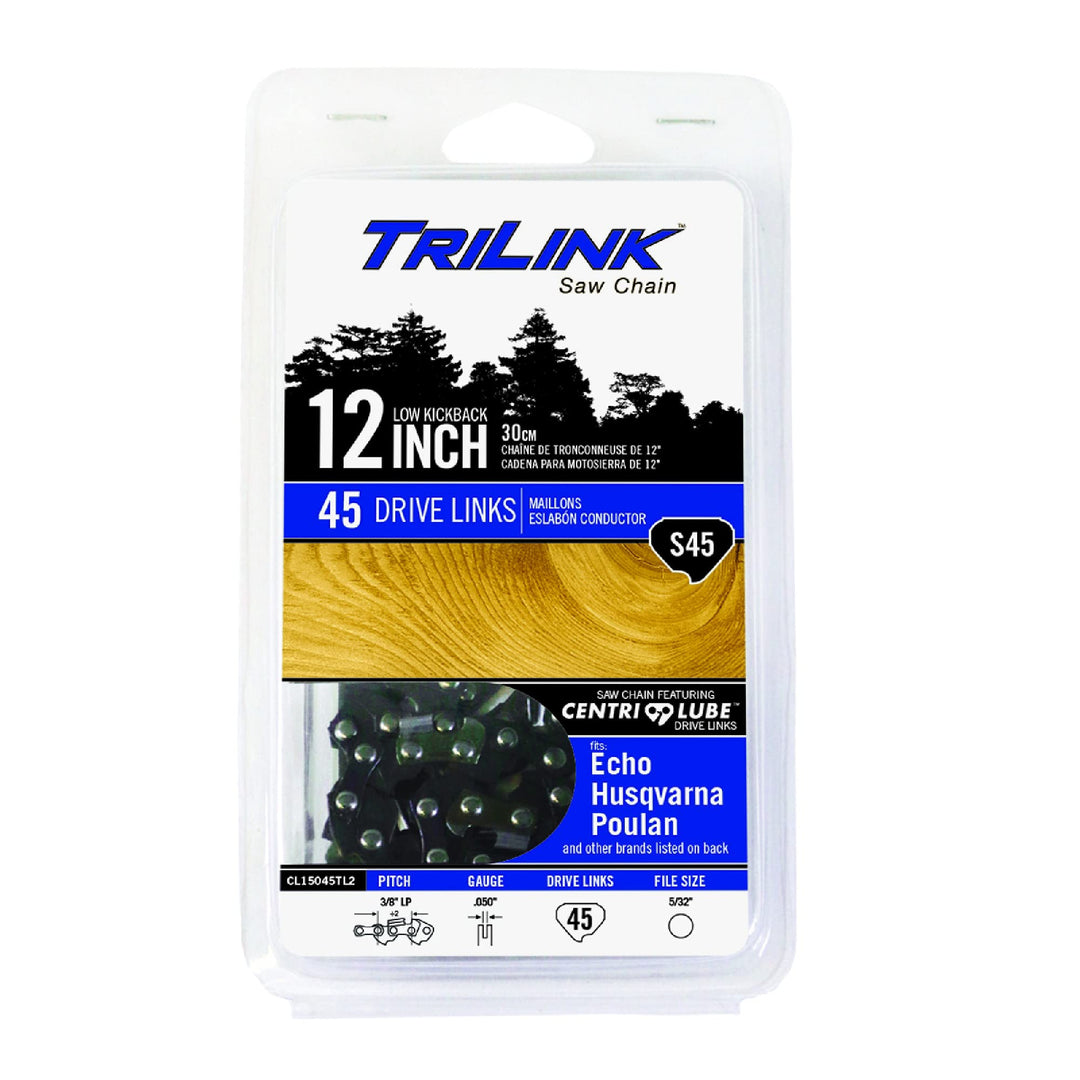 Trilink Saw Chain CL15045TL CP-5 S45 CL 12" Chain - Diamond Home USA