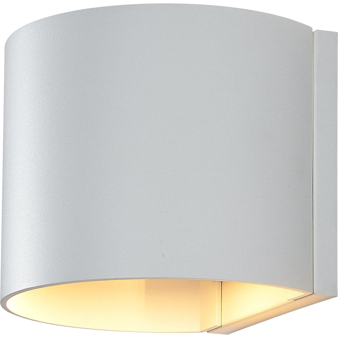 Wall Sconce Small White Modern Contemporary Bulbs Included - Diamond Home USA