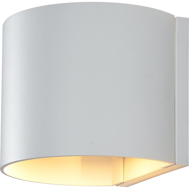 Wall Sconce Small White Modern Contemporary Bulbs Included - Diamond Home USA