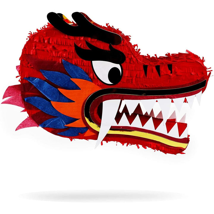 Red Dragon Pinata for Chinese New Year Party (16.5 X 13 3 in) Children's Paper