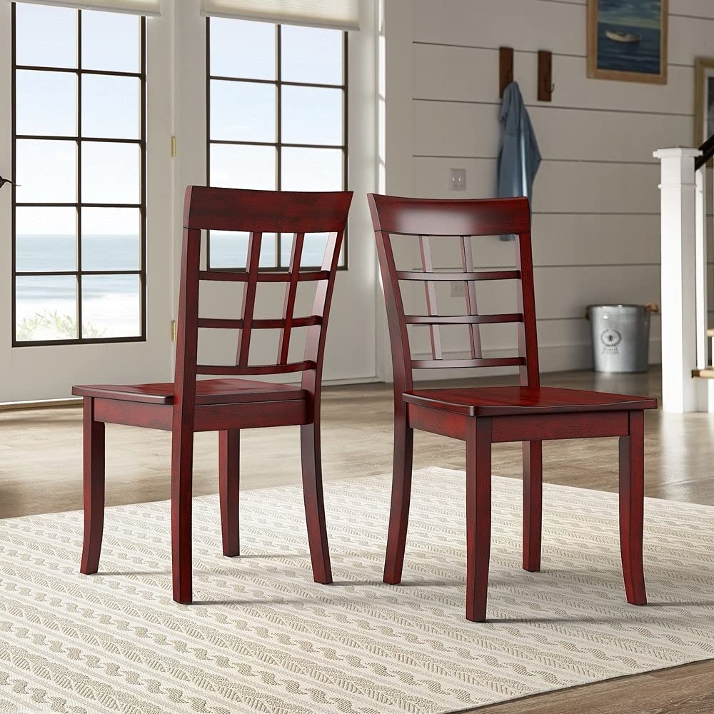 Inspire Q Wilmington II Window-Back Dining hairs (Set of 2) by lassic Dining Sage - Diamond Home USA