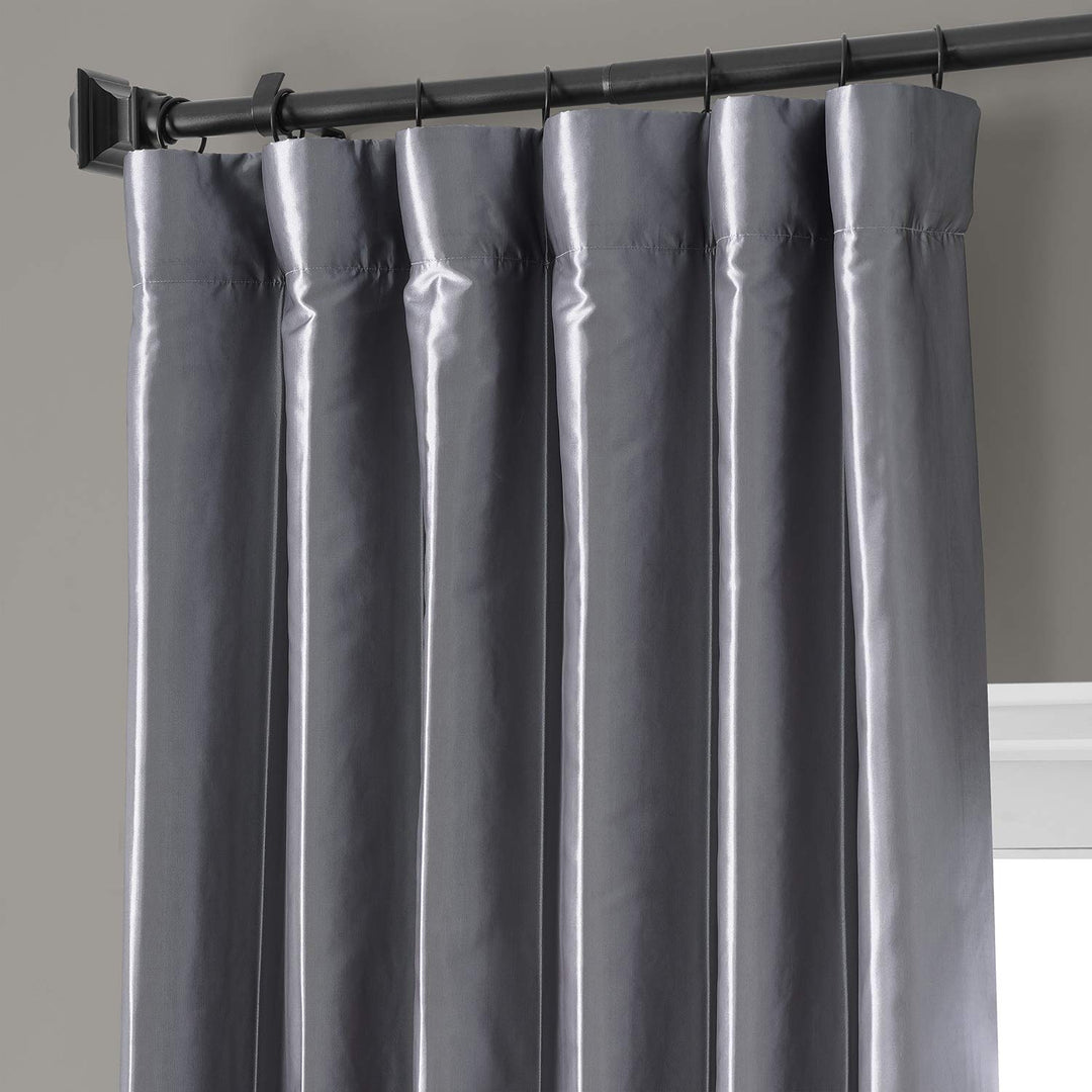 HPD HALF PRICE DRAPES Signature Faux Silk Blackout Curtains for Bedroom & Living - Diamond Home USA