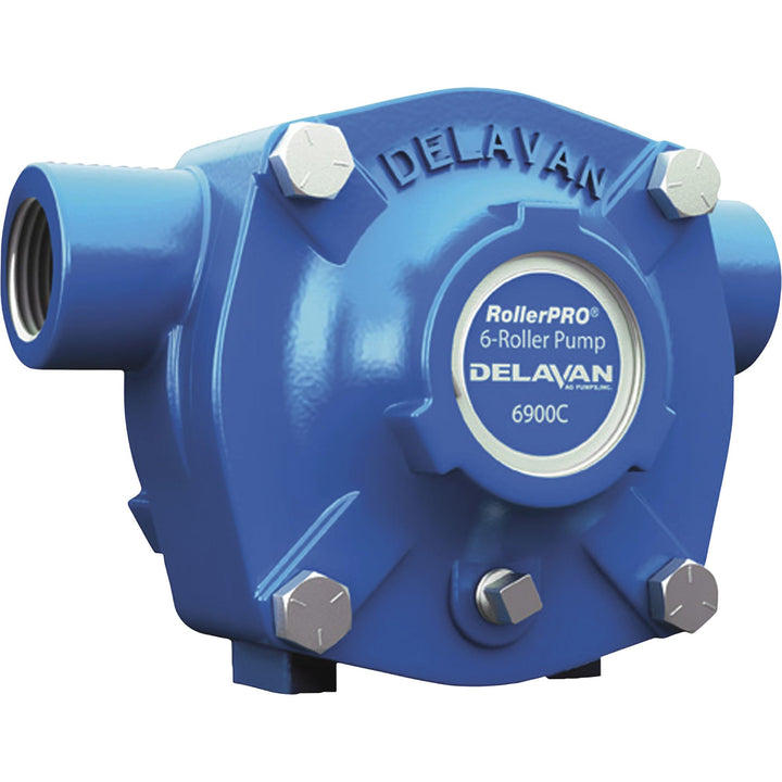 Delavan Cast Iron 6-Roller Pump - 20 GPM 300 PSI 1 200 RPM Model Number 6900C