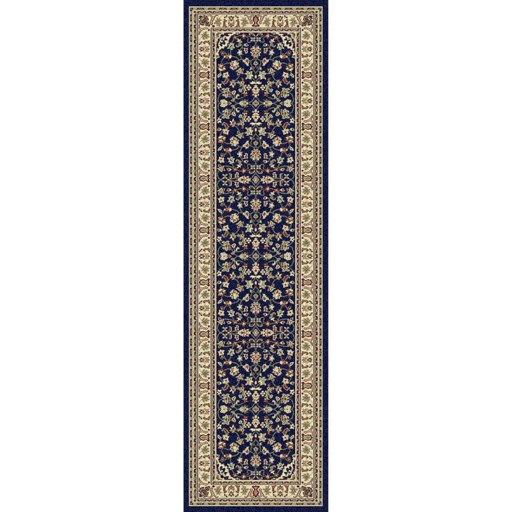 Formal Flower Oriental Runner Rug Polypropylene Traditional