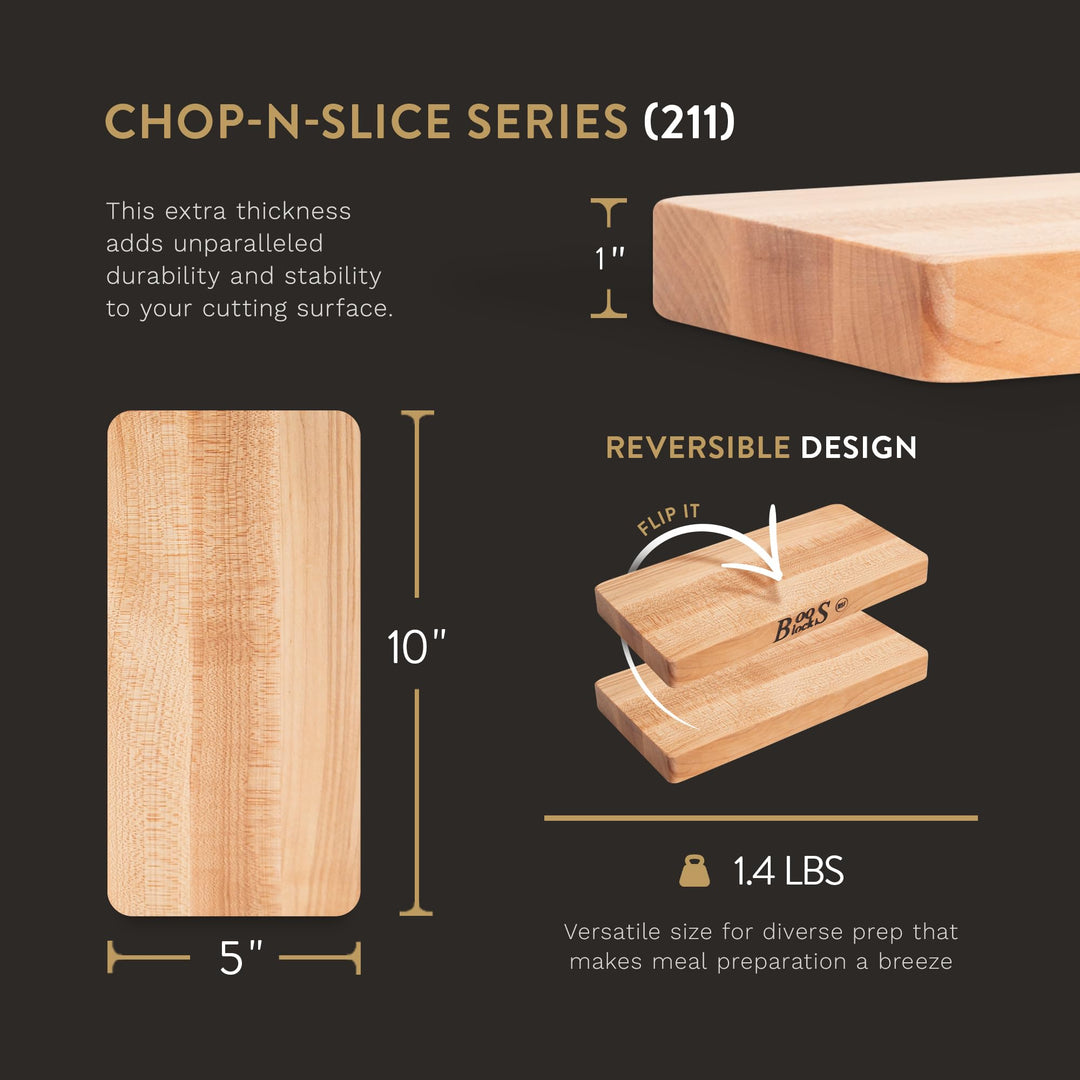 John Boos Boos Block Chop-N-Slice Series Reversible Wood Cutting Board with - Diamond Home USA