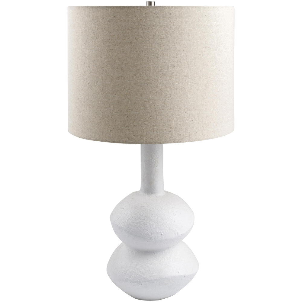 Traditional Table Lamp Beige White Transitional - Diamond Home USA