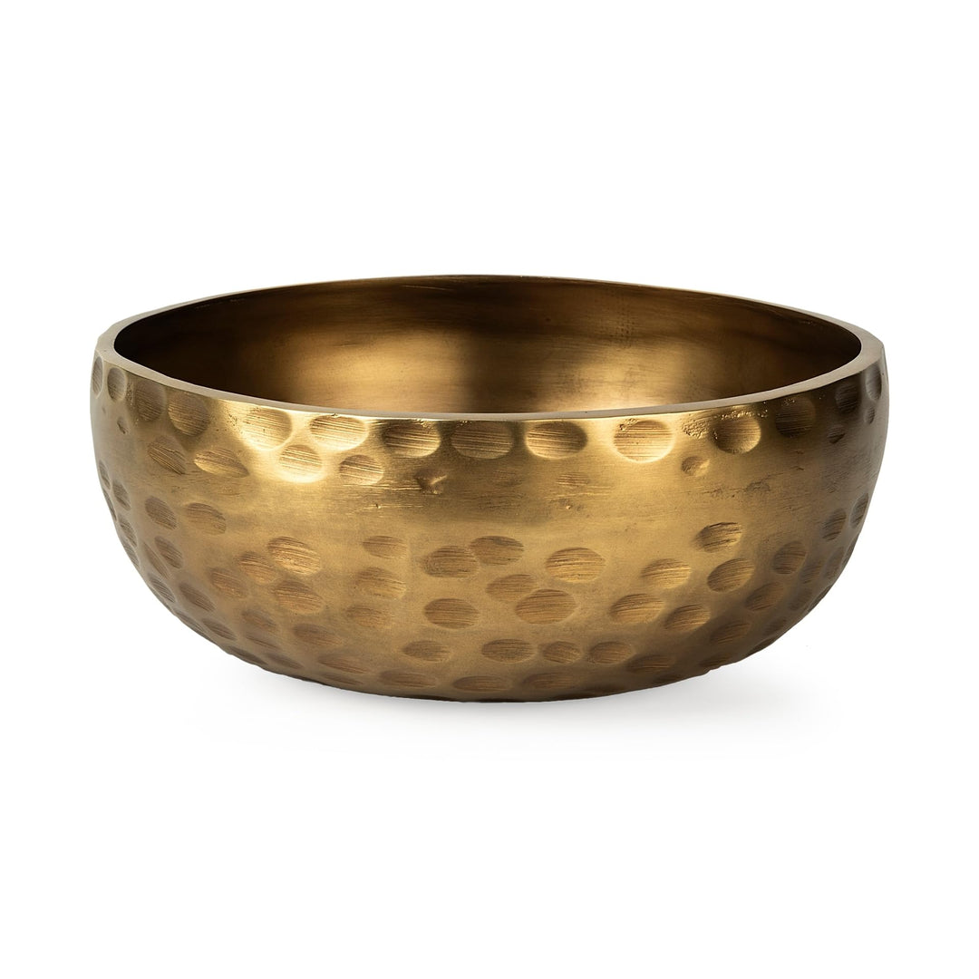 Gold Hammered Bowl