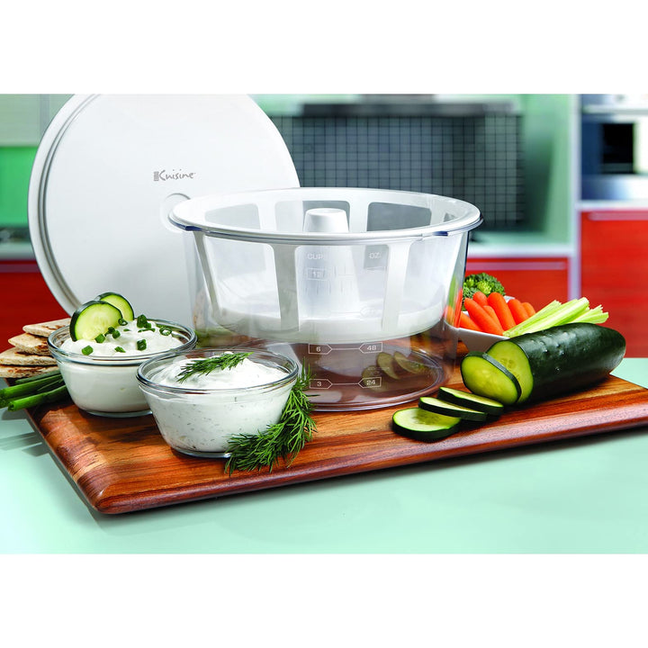 Greek Yogurt Maker Clear - Diamond Home USA