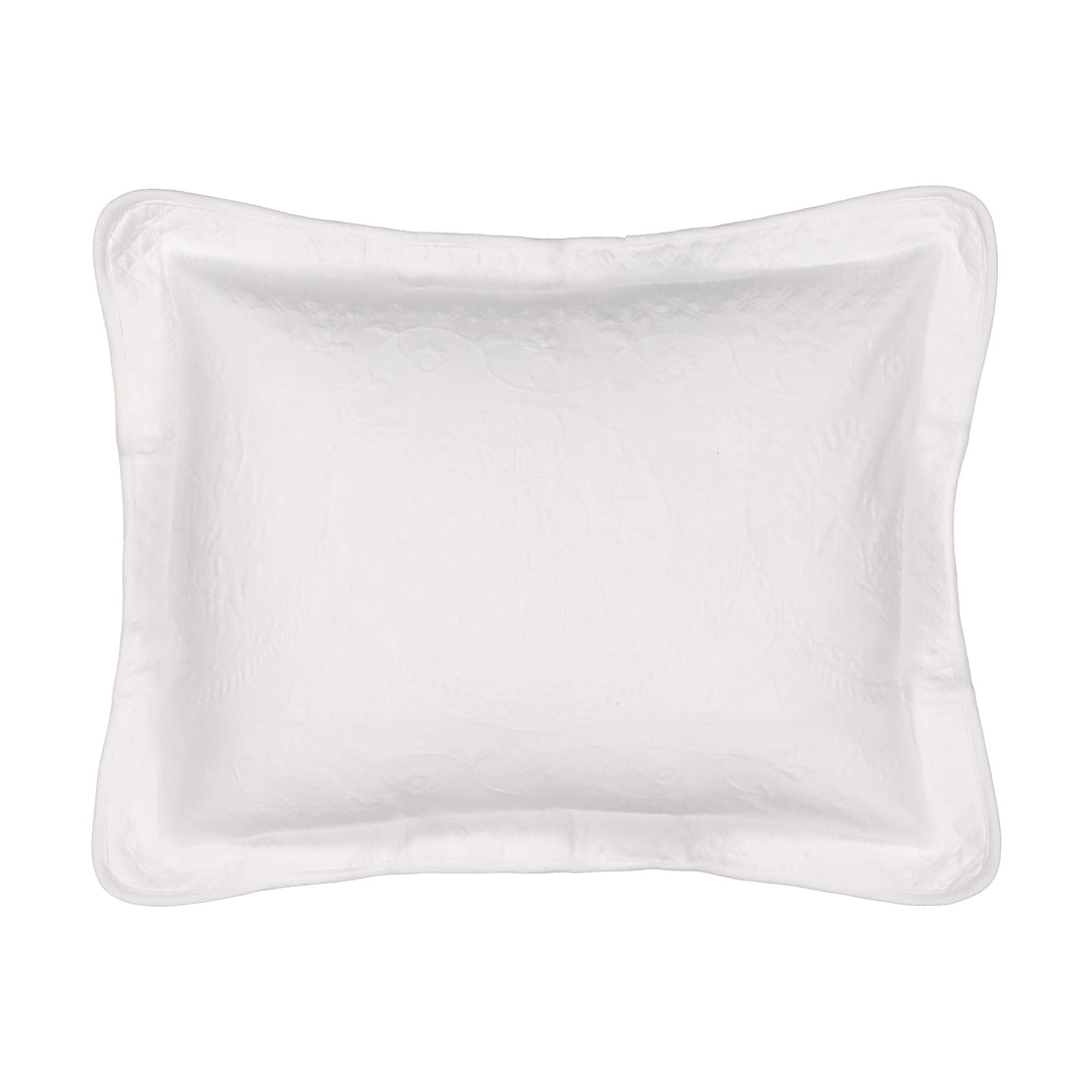 HISTORIC CHARLESTON King Charles Modern Farmhouse Floral Matelasse Decorative White - King