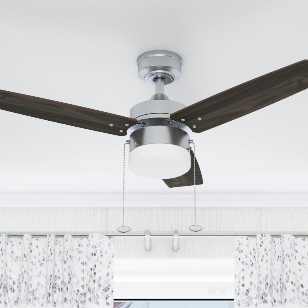 Prominence Home Reston 42 Inch Modern Farmhouse LED Ceiling Fan with Light - Diamond Home USA