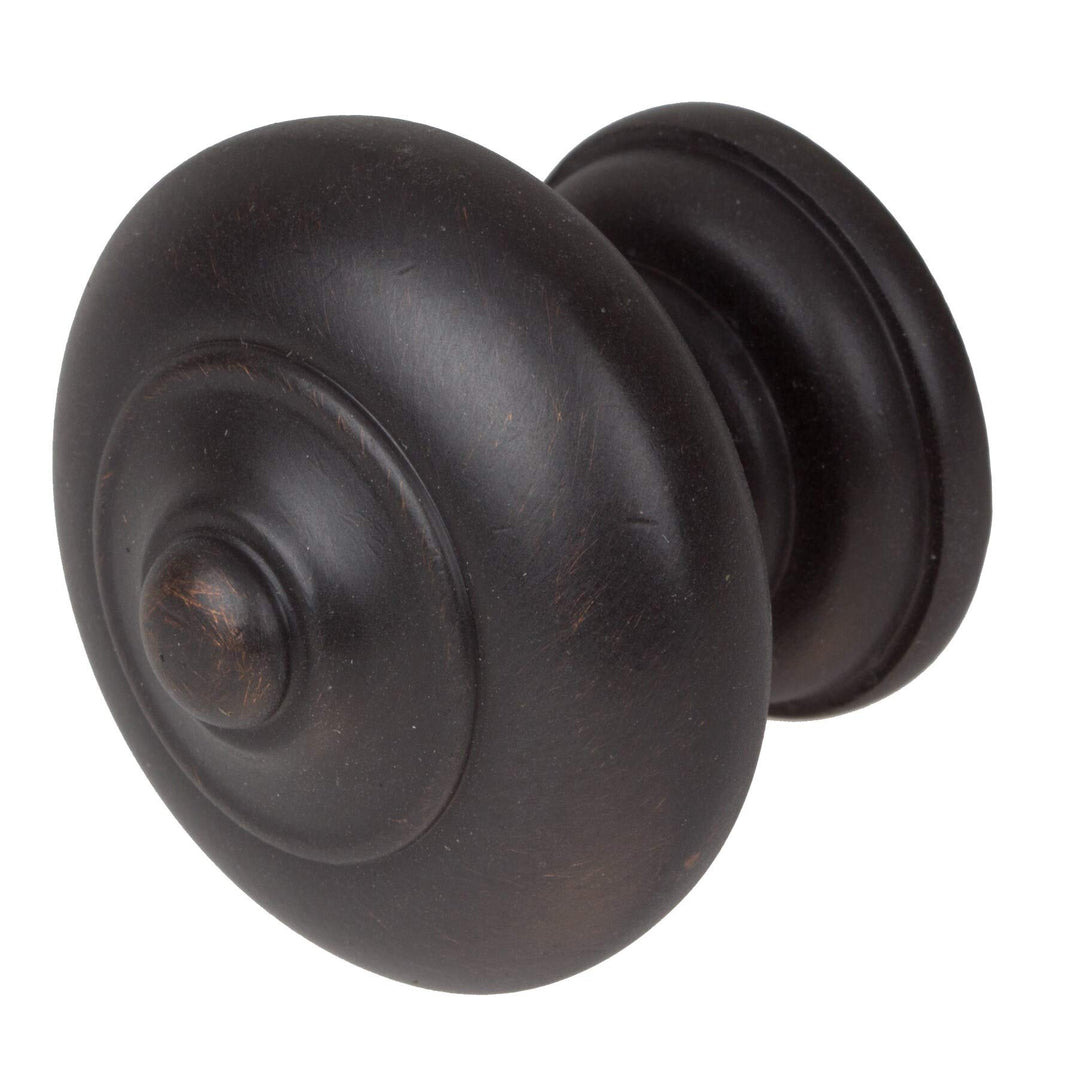 1.5-inch Oil Rubbed Bronze Round Ring Mushroom Cabinet Knobs (Pack of 10) - Diamond Home USA