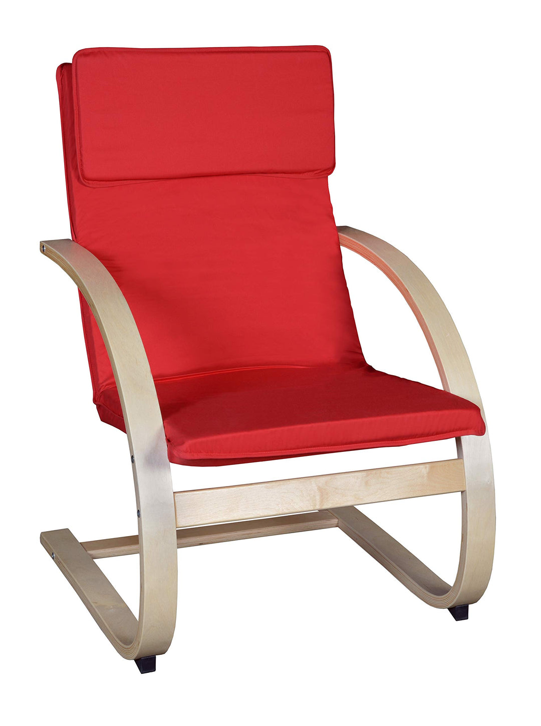 Niche Mia Bentwood Reclining Chair Beech/Crimson