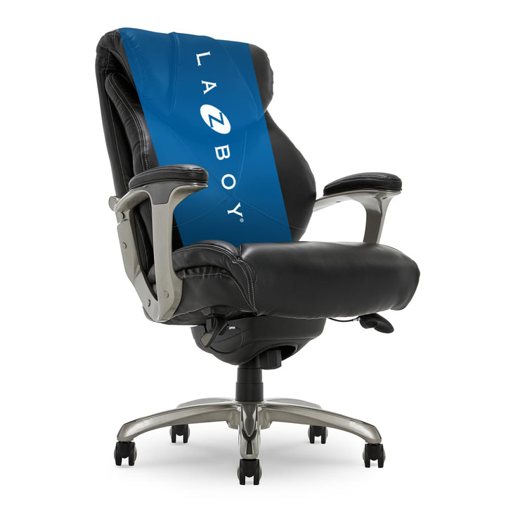 La-Z-Boy Cantania Executive Chair with AIR Lumbar Technology and Memory Foam Black