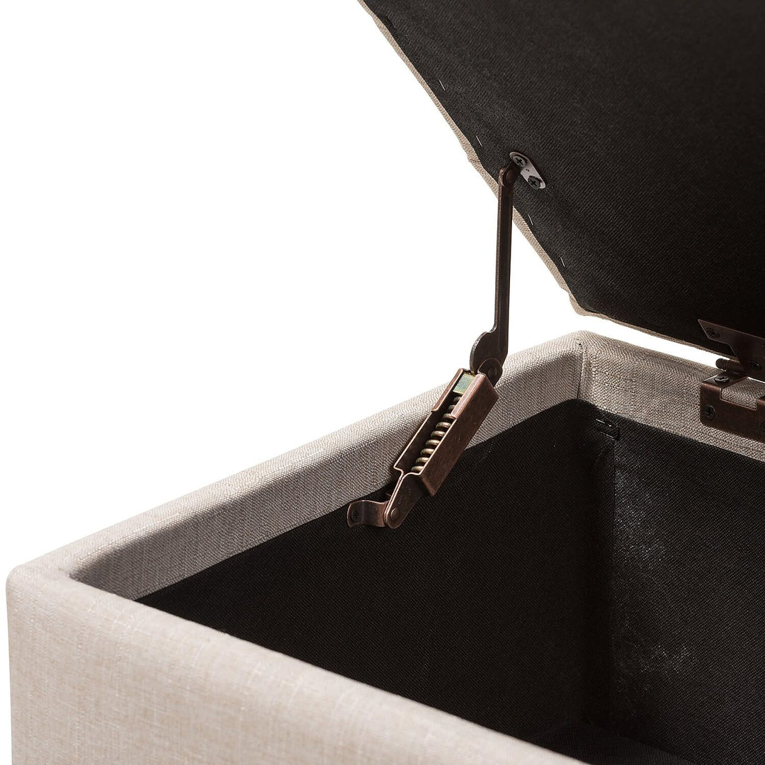 Baxton Studio Michaela Modern and Contemporary Beige Fabric Upholstered - Diamond Home USA